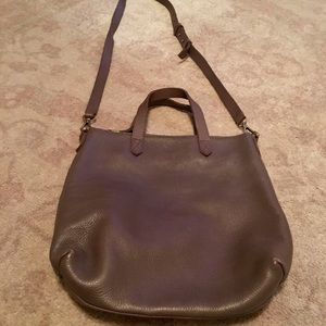Madewell Small Transport Leather Crossbody Tote